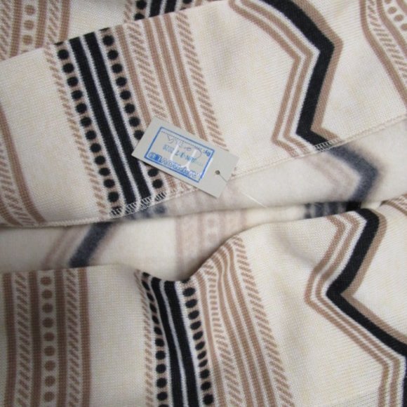 Mix Stripe Open Front Hooded Coatigan - Picture 6 of 7